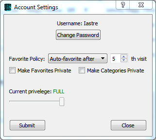 Account Settings